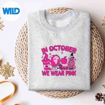 InOctoberWeWearPinkBreastCancerAwarenessTeachersweater