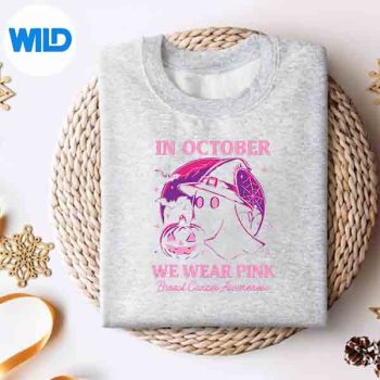In October We Wear Pink Ghost Halloween Breast Cancer SVG PNG Cut File 4 InOctoberWeWearPinkGhostHalloweenBreastCancersweater 1
