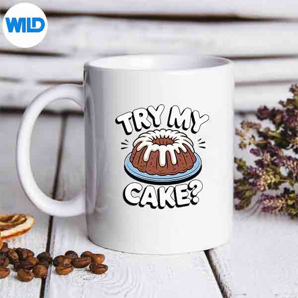 InappropriateTryMyCakeAdultHumorBakermug