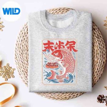Japanese Koi Fish Takoyaki Retro SVG Cut File 4 JapaneseKoiFishTakoyakiRetrosweater