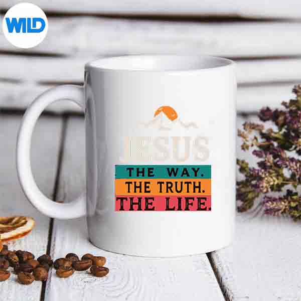 JesusTheWayTruthLifeChristianWorshipmug
