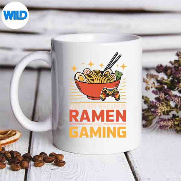 JustAWhoLovesRamenAndGamingJapanAnimeVideoGamemug