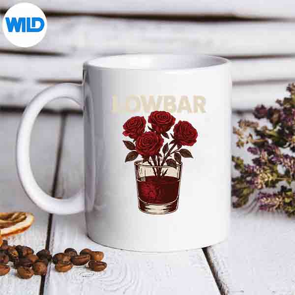 Lowbar Whiskey Glass Roses Vintage Cut File 6 LowbarWhiskeyGlassRosesVintagemug