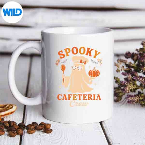 Lunch Lady Halloween Cafeteria Crew Cafe Worker Waitress SVG Cut File