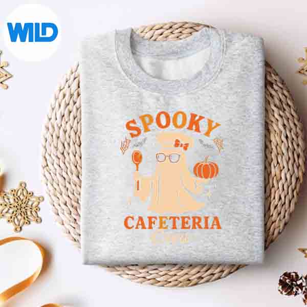 Alternative view of Lunch Lady Halloween Cafeteria Crew Cafe Worker Waitress SVG Cut File