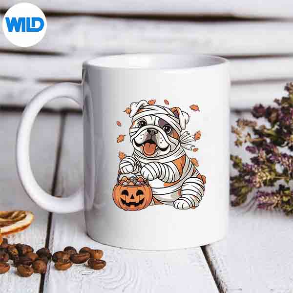 Mummy English Bulldog Fall Pumpkin Spooky Season Halloween SVG Cut File 7 MummyEnglishBulldogFallPumpkinSpookySeasonHalloweenmug