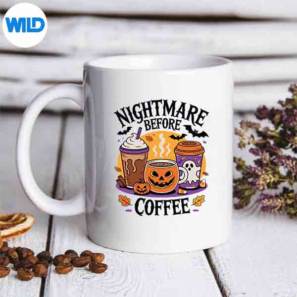 Nightmare Before Coffee Pumpkin Spice Halloween Costume SVG Cut File 7 NightmareBeforeCoffeePumpkinSpiceHalloweenCostumemug