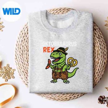 OktoberfestDinosaurTRexDinoBavarianFestivalsweater