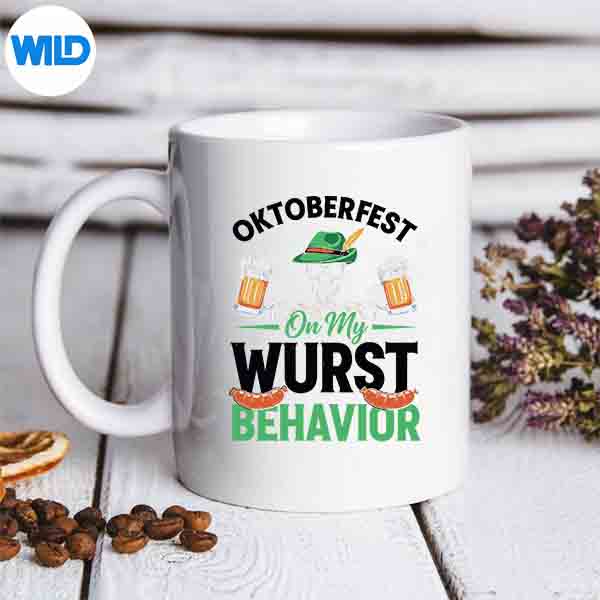 On My Wurst Behavior German Oktoberfest Drinking SVG PNG 7 OnMyWurstBehaviorGermanOktoberfestDrinkingmug