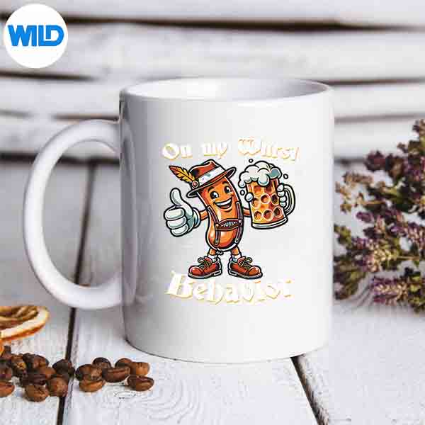 On My Wurst Behavior Oktoberfest Costume German SVG PNG Download 7 OnMyWurstBehaviorOktoberfestCostumeGermanmug