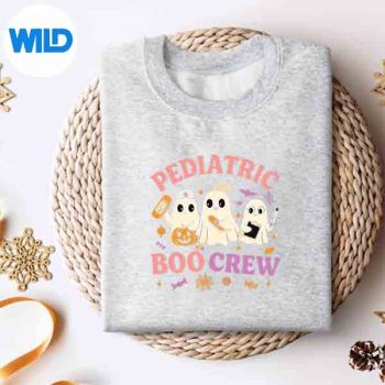 PediatricBooCrewNurseDoctorHalloweenMatchingCostumesweater
