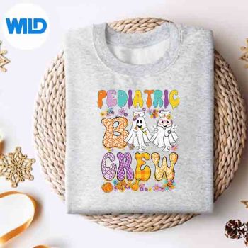 Pediatric Nurse Halloween Pediatric Boo Crew Halloween SVG PNG Cut File 4 PediatricNurseHalloweenPediatricBooCrewHalloweensweater