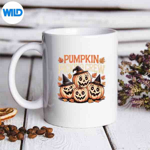 PumpkinPickingCrewFallHarvestFamilyMatchingmug