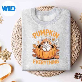 PumpkinSpiceEverythingKawaiiHalloweenCatsweater