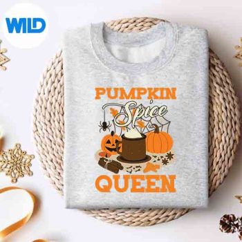 Pumpkin Spice Queen Halloween Autumn Season PNG SVG for Cricut 4 PumpkinSpiceQueenHalloweenAutumnSeasonsweater
