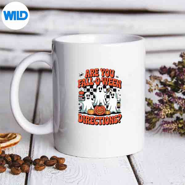 RetroAreYouFallOWeenDirectionsTeacherGhostmug