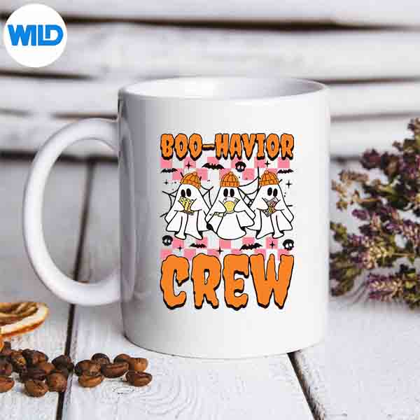 Retro Boohavior Crew Behavior Analyst Halloween Aba Rbt PNG SVG for Cricut 6 RetroBoohaviorCrewBehaviorAnalystHalloweenAbaRbtmug
