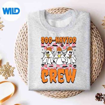 RetroBoohaviorCrewBehaviorAnalystHalloweenAbaRbtsweater