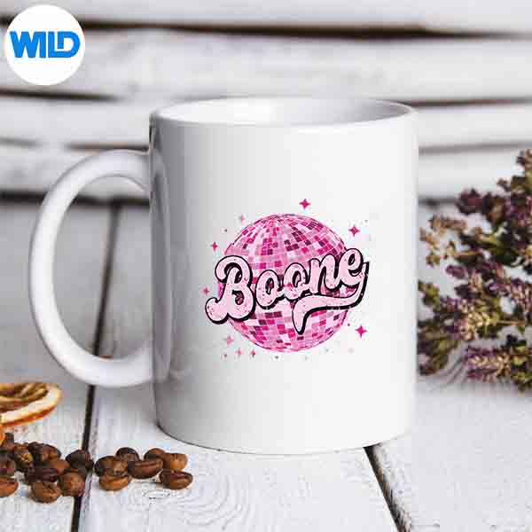 Retro Boone First Name I Love Boone 80s Vintage SVG PNG Download