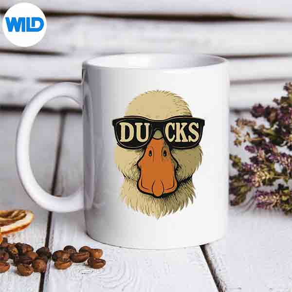 Retro Ducks Name For Girl Digital Design 7 RetroDucksNameForGirlmug