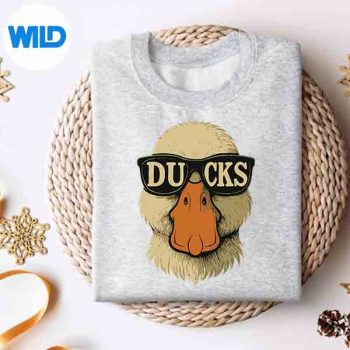 Retro Ducks Name For Girl Digital Design 4 RetroDucksNameForGirlsweater