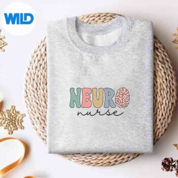 RetroNeuroNurseBrainNeurologyNursingGraduationsweater
