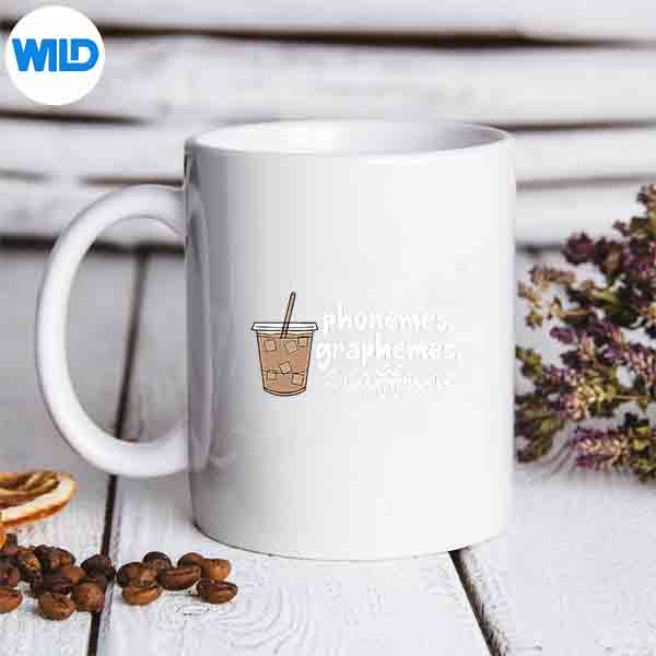 RetroPhonemesGraphemesAndCaffeineDrinkingCoffeemug