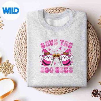 SaveTheBoobeesBooBeesBreastCancerHalloweenFunnysweater