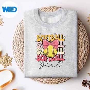 Softball Girl Girls Coquette Bow Softball SVG PNG Digital Design 4 SoftballGirlGirlsCoquetteBowSoftballsweater