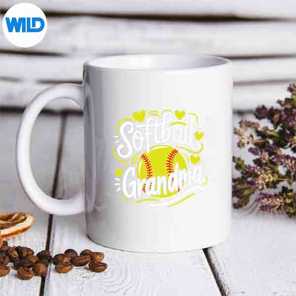 Softball Grandma Vintage Cut File 7 SoftballGrandmaVintagemug