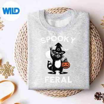 Spooky And Feral Halloween Raccoon Design for Cricut 4 SpookyAndFeralHalloweenRaccoonsweater