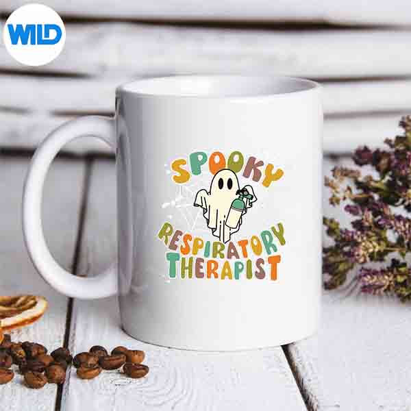 SpookyRespiratoryTherapyRtGhostHalloweenCrtRrtNursemug