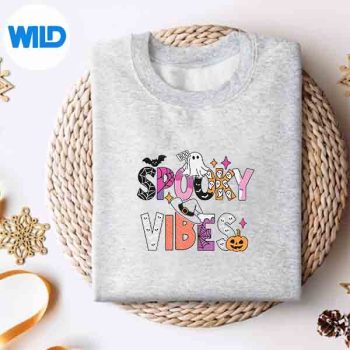 SpookySeasonBooGhostHalloweenCostumeForGirlsweater