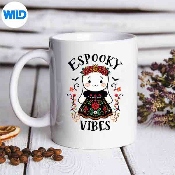 Spooky Vibes Maestra Halloween Costume Spanish Mexican Digital Download 6