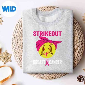 StrikeOutSoftballBreastCancerAwarenessMessyBunsweater