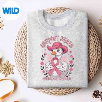 SupportSquadBreastCancerAwarenessPinkRibbonsweater