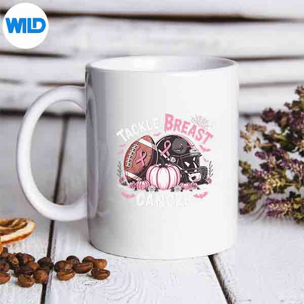 TackleBreastCancerFootballBreastCancerAwarenessMonthmug