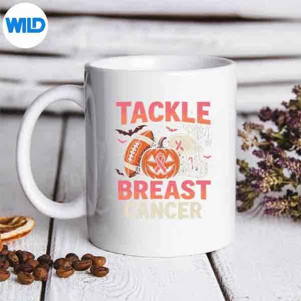 Tackle Breast Cancer Football Breast Cancer SVG Cut File 7 TackleBreastCancerFootballBreastCancermug