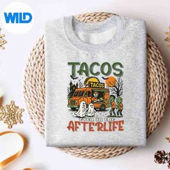 TacosHalloweenAfterlifeZombieGhostsweater