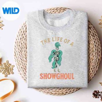 TheLifeOfAShowghoulRetroHalloweenShowSkeletonGirlsweater