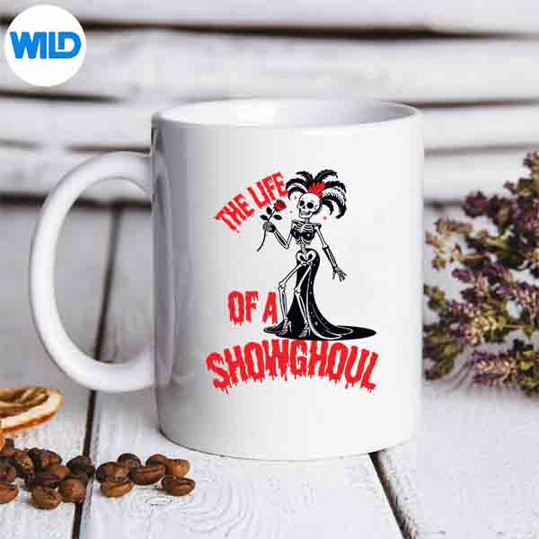 The Life Of A Showghoul Skeleton Halloween Digital Design