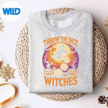 Throw The Dice Witches Halloween Spooky Witch Game Silhouette SVG PNG 4 ThrowTheDiceWitchesHalloweenSpookyWitchGamesweater