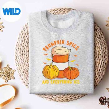 TrumpkinSpiceAndEverythingIceLiberalFallHalloweensweater