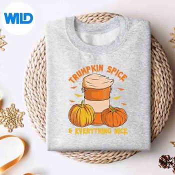 TrumpkinSpiceEverythingNiceHalloweenTrumpPumpkinsweater