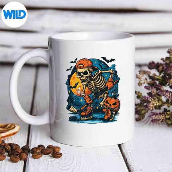 Vintage Halloween Skeleton Playing Hockey Pumpkins Spooky PNG SVG for Cricut 6 VintageHalloweenSkeletonPlayingHockeyPumpkinsSpookymug