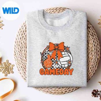 Volleyball Game Day Retro Girls Volleyball Mom Cheer Orange SVG PNG Cut File 4 VolleyballGameDayRetroGirlsVolleyballMomCheerOrangesweater
