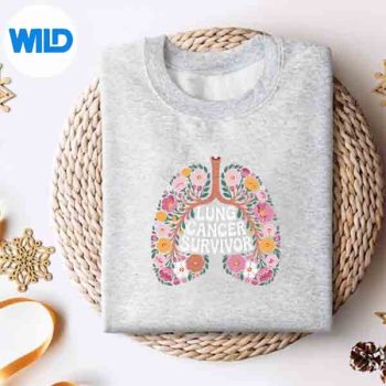 WhiteRibbonLungsLungCancerSurvivorAwarenesssweater