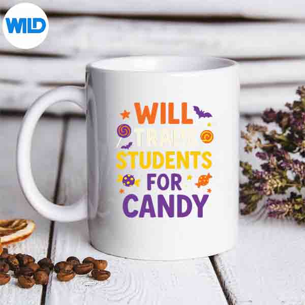 WillTradeStudentsForCandyHalloweenmug
