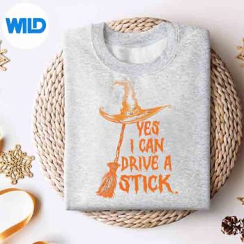 YesICanDriveAStickHalloweenSpookyWitchsweater