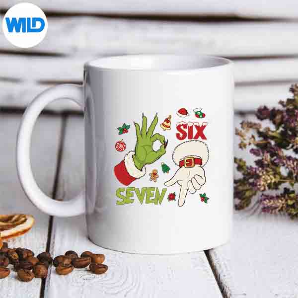6 7 Six Seven Hand Gen Z Alpha Meme Slang Xmas Christmas SVG PNG Download 7 67SixSevenHandGenZAlphaMemeSlangXmasChristmasmug 1